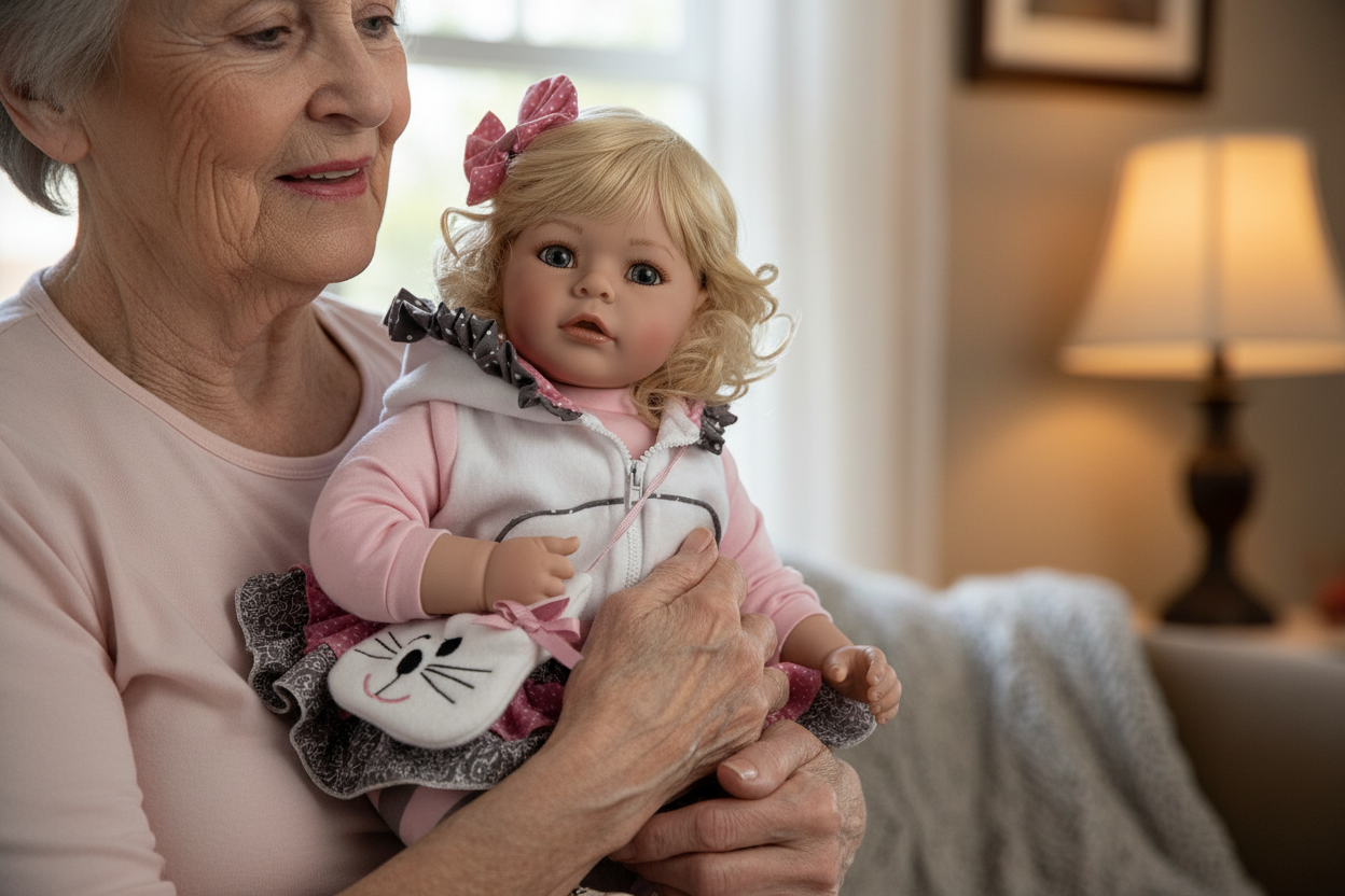 Sweet Mary doll for dementia therapy